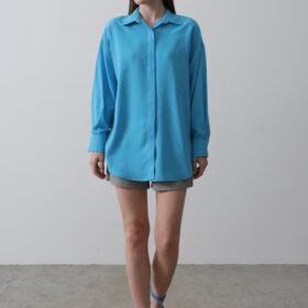 Uzun Kol Gömlek - Turkuaz