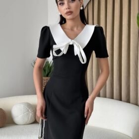 Zerra Yaka Kurdale Detay Elbise