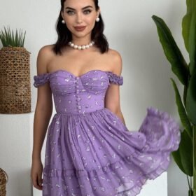 Lena Çift Askılı Elbise