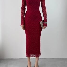 Vedo Çiçek Detaylı Elbise