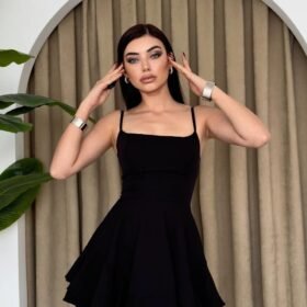 Common İp Askılı Elbise