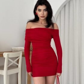 Tefs Straplez Elbise