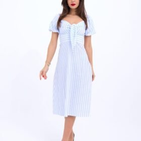 5948 ELBİSE-LOS ANGELES ÇİZGİLİ