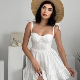 Monika Omuz Bağlamalı Elbise