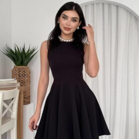 Berl Cep Detaylı Elbise