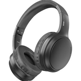 KRH4 Aktif Gürültü Engelleyici Özellikli Kafaüstü Kablosuz Bluetooth Kulaklık - Siyah-(5796)