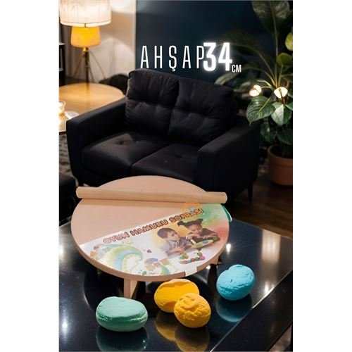 Turk Oyun Hamuru Açma Masası 34 Cm