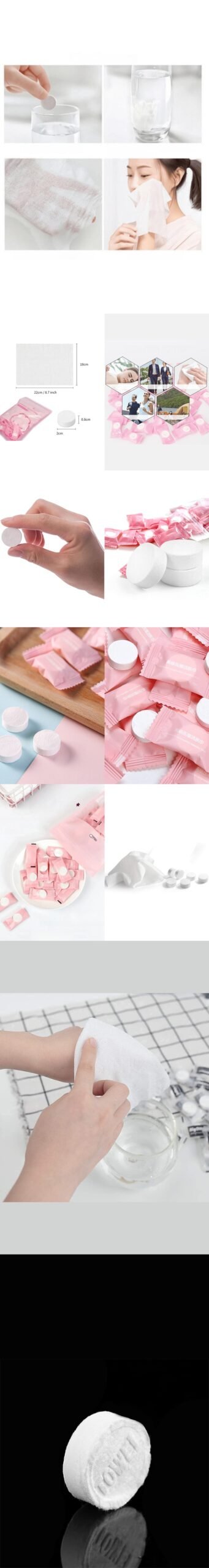 Turk Sıkıştırılmış Seyahat Çanta Mendili 20x18 cm - Görsel 2