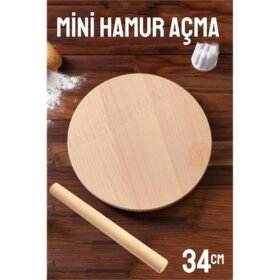 Turk 34 Cm Merdaneli Hamur Açma Masası
