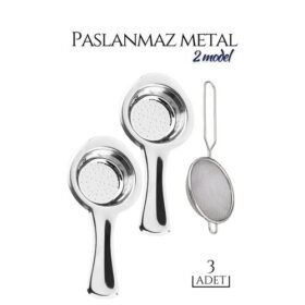 Turk 3 lü Set Metal Çay Süzgeci Cabrera Design