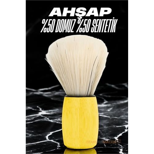 Turk Sakal Fırçası Doğal Kıl Absolute Design