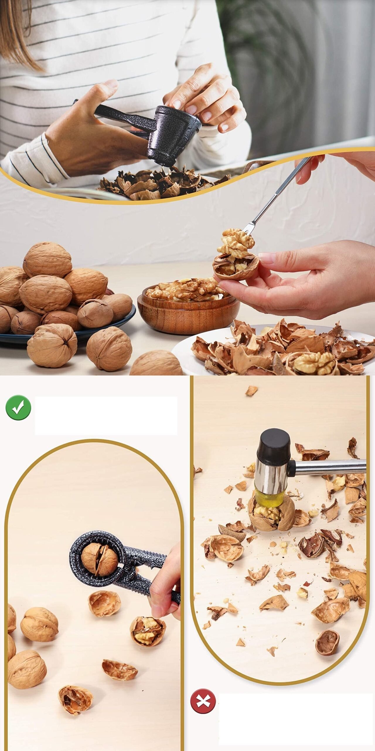 Turk Fındık ve Ceviz Kırıcı Set Sibylle Design - Görsel 2