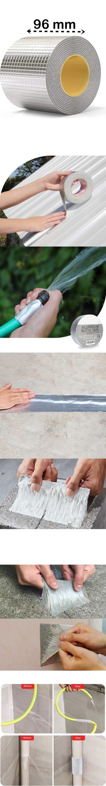 Turk 96 mm Su Hava Yağ Kesici İzolasyon Bandı 2 Metre - Görsel 2