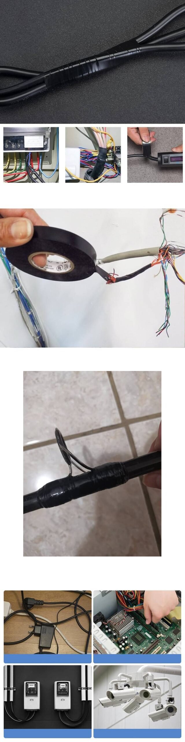 Turk Cinta 10 Adet Elektrik İzolasyon Bandı - Görsel 2