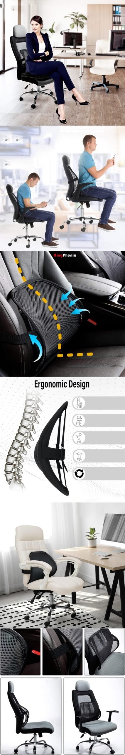 Turk Fileli Hava Geçiren Bel Yastığı - Görsel 2