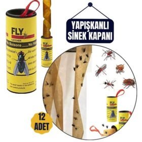 Turk 12 Adet Yapışkanlı Sinek Kapanı 74 cm
