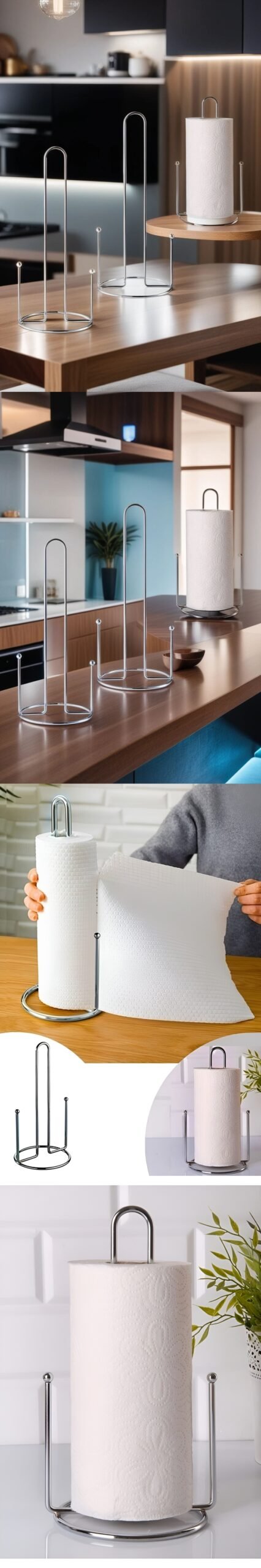 Turk Kağıt Havlu Tutucu Metal 2 ADET - Görsel 2