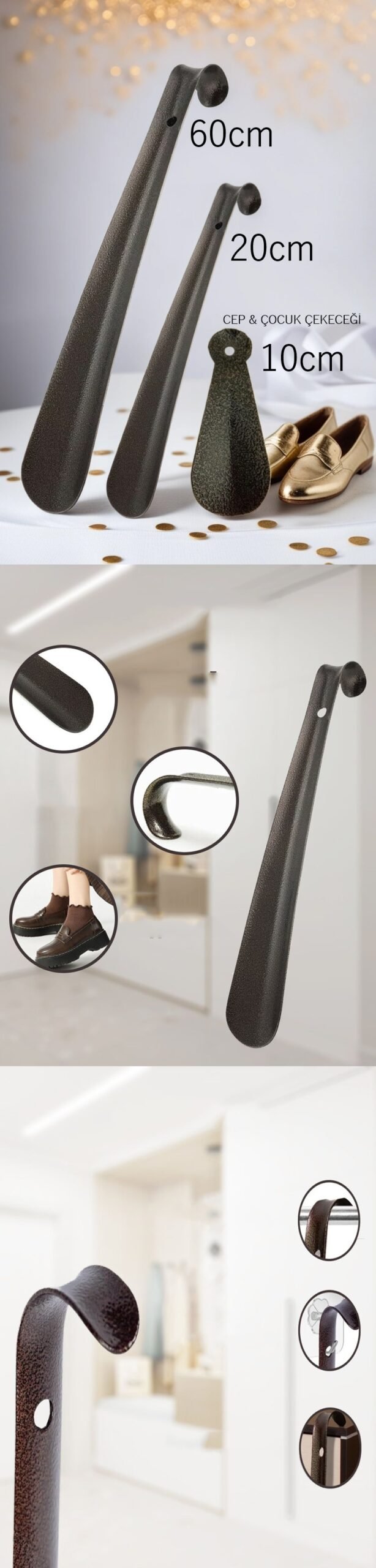 Turk 3 Boy Metal Çekecek Seti Rezina Design - Görsel 2