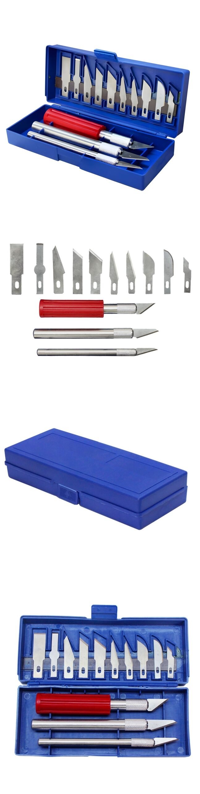 Turk 13 Parça Özel Kutulu Hobi Bıçağı Seti - Görsel 2