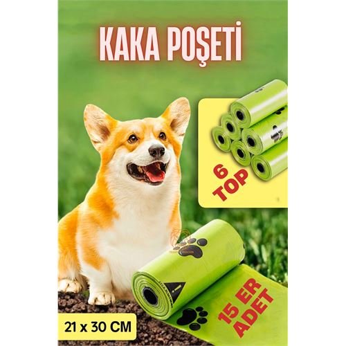 Turk Köpek Kaka Poşeti 90 Adet Köpek Dışkı Poşeti
