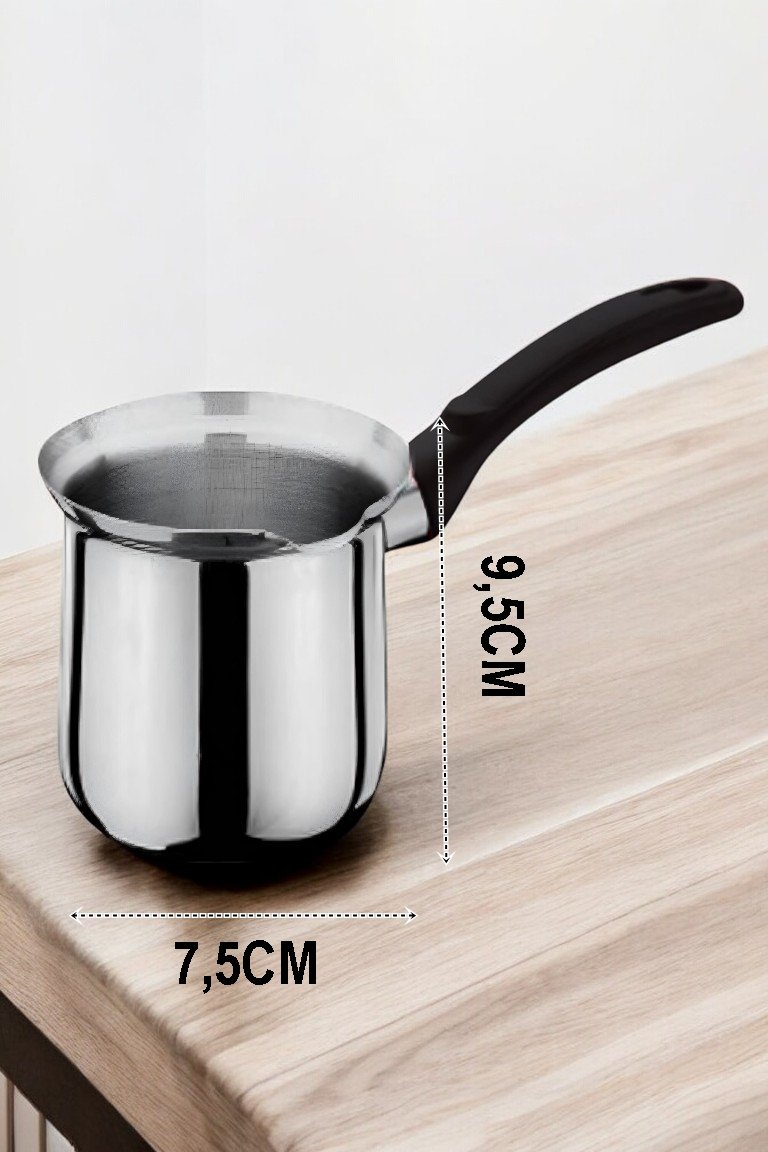 Turk Paslanmaz Çelik Cezve 470 ml - Görsel 2