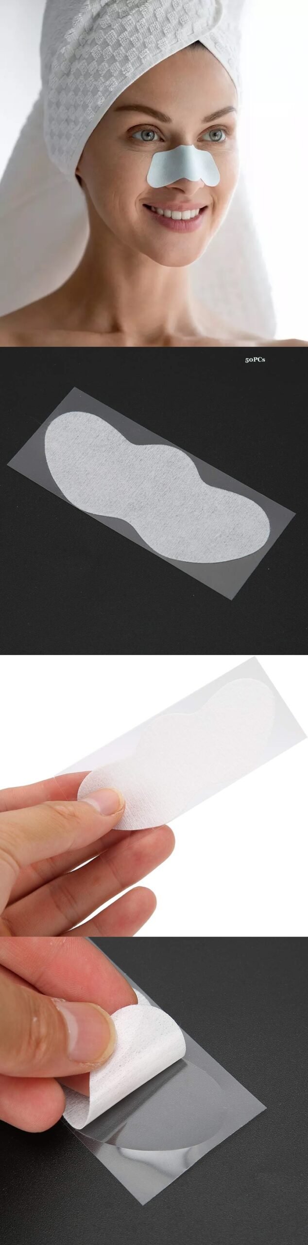 Turk Nano Burun Siyah Nokta Bandı Absolute Professional 6 ADET - Görsel 2