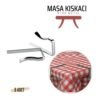 Turk Masa Örtüsü Klipsi - Metal Masa Kelepçesi Masa Örtüsü Sabitleyici  8 ADET