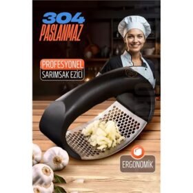 Turk Sarımsak Ezici Zencefil Meyve Ezici 304 Paslanmaz Çelik