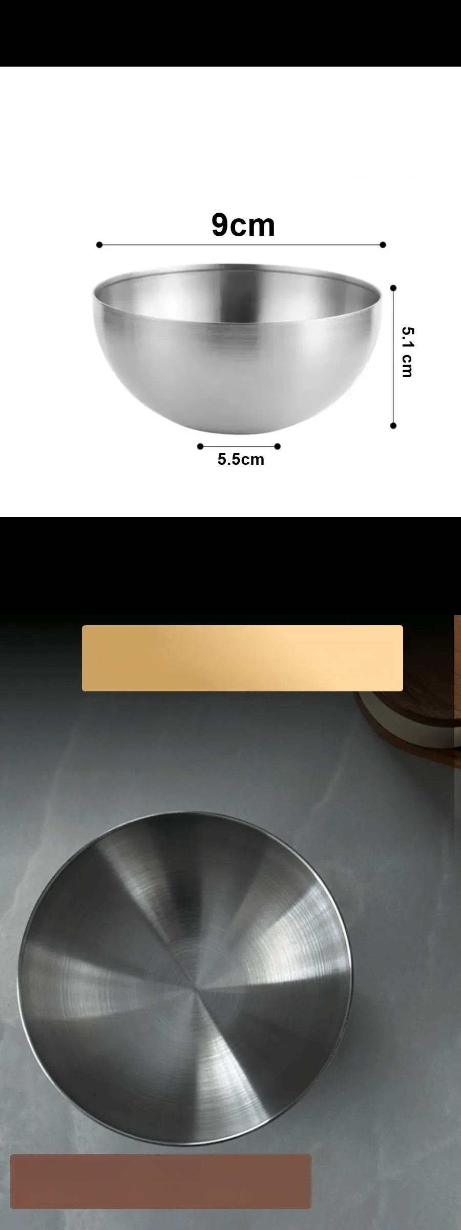 Turk Tıraş Tası 304 Paslanmaz Çelik - Görsel 2