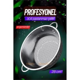 Turk Kevgir 304 Paslanmaz Çelik Mink Design