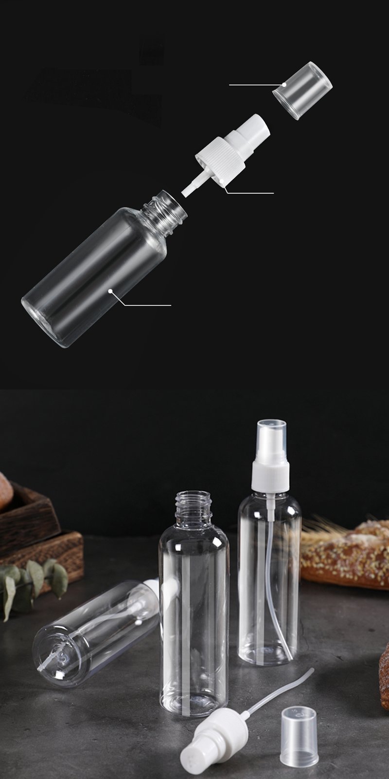 Turk Püskürtücü Boş Sprey Şişe 100 Ml 2 ADET - Görsel 2