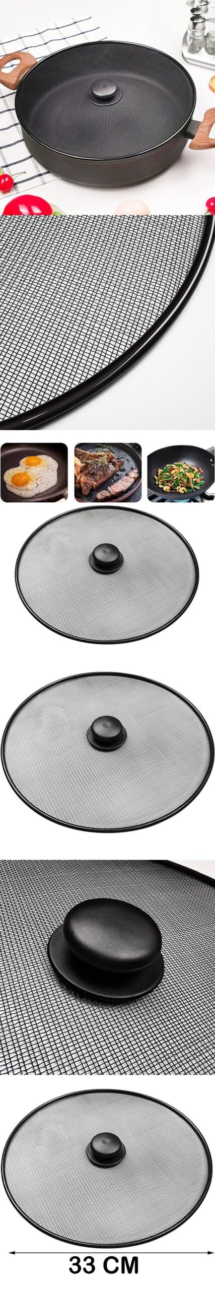 Turk Yağ Kızartma Sıçratmaz Kapak 29 Cm - Görsel 2