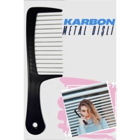 Turk Metal Dişli Masaj Etkili Saç Açma Tarağı