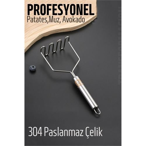 Turk Patates Ezici 304 Paslanmaz Çelik Havuç Muz Avokado Ezici