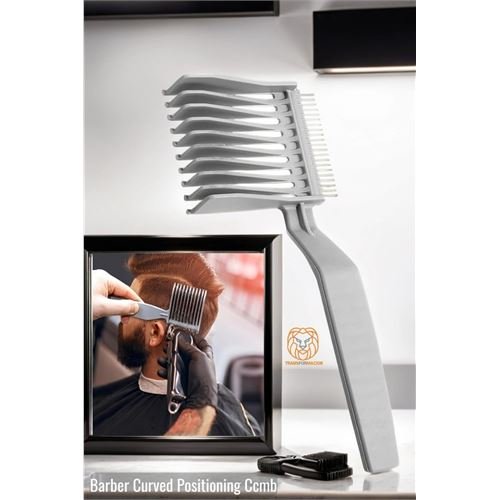 Turk Kuaför Berber Kavisli Kontur Kesim Yardmcı Tarak
