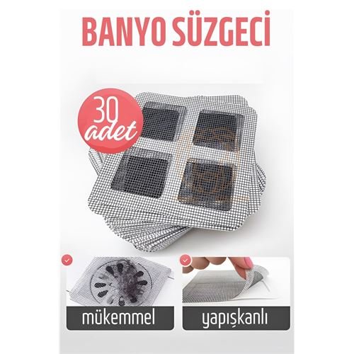 Turk Banyo Gider Süzgeci 30 ADET
