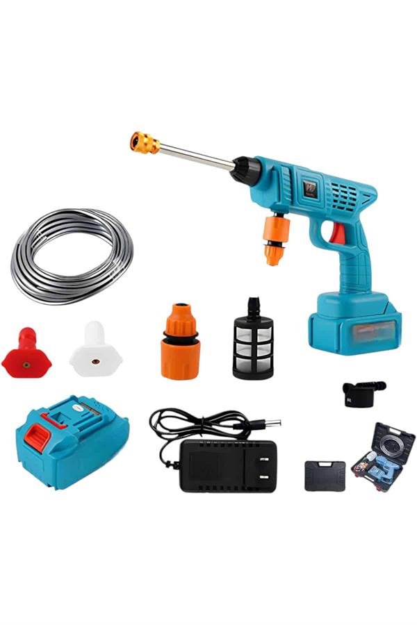 ŞARJLI ARAÇ YIKAMA MAVİ - Görsel 5