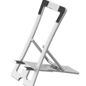 CM23 Ayarlanabilir Katlanabilir Masaüstü Telefon Tutucu - Gümüş-(5796)