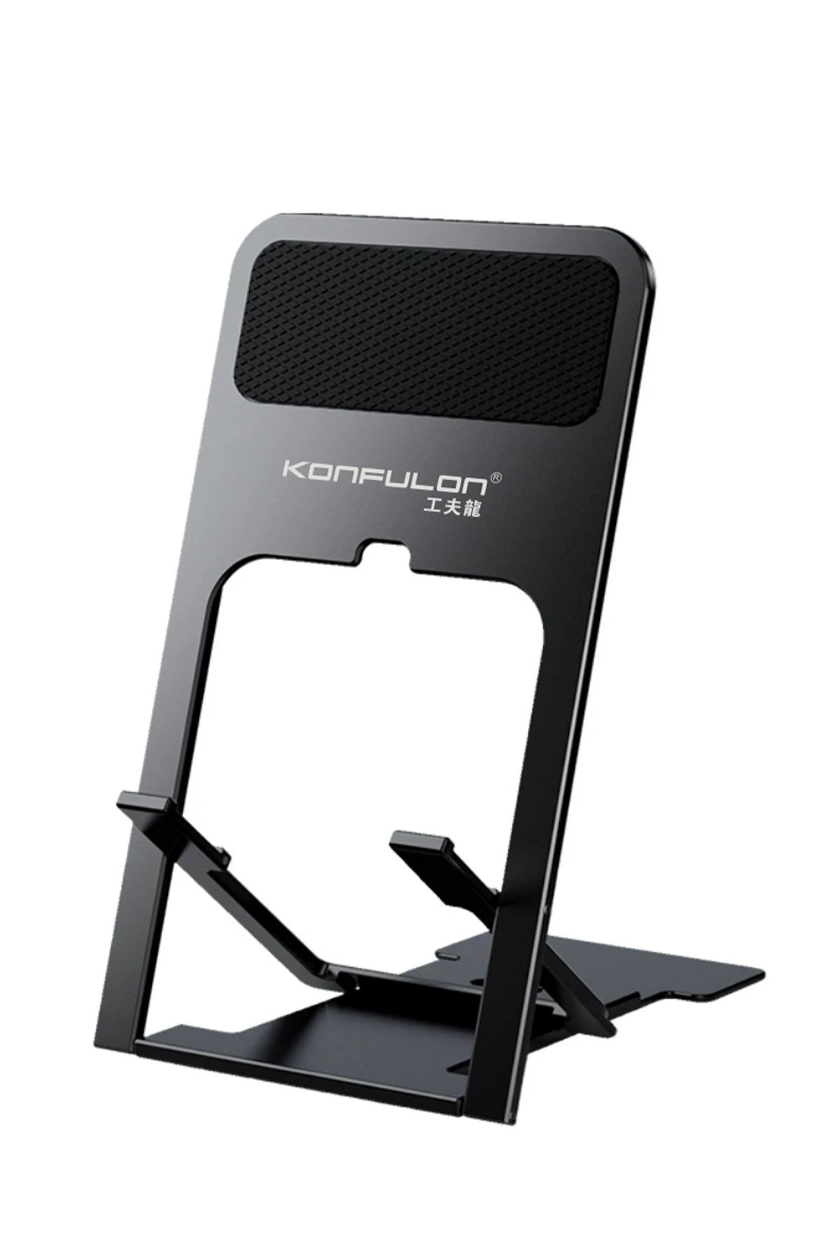 CM25 Ayarlanabilir Katlanabilir Masaüstü Telefon Tutucu - Siyah-(5796)