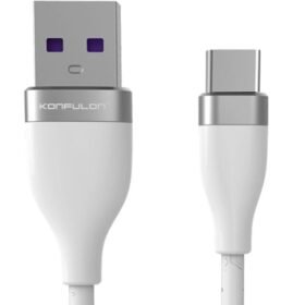 S84 Seramik Uçlu Type-C 1M 3.1A - Beyaz-(5796)