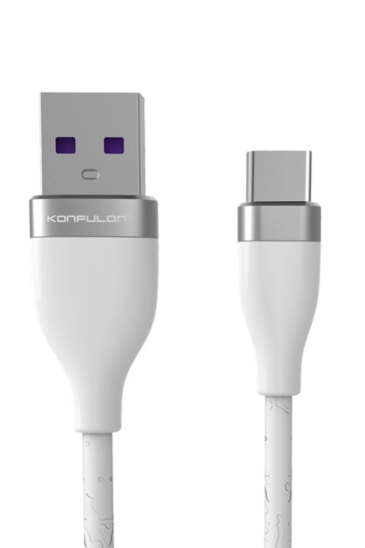 S84 Seramik Uçlu Type-C 1M 3.1A - Beyaz-(5796)