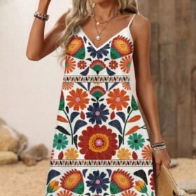 Kadın Ip Askılı V Yakalı Süprem Elbise