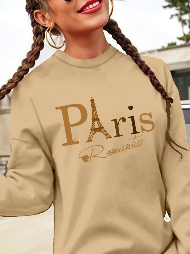 Kadın Uzun Kollu Bisiklet Yaka Yazılı Kısa Viskon Iki Iplik Elbise - Görsel 2