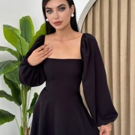 Nouna Balon Kol Elbise