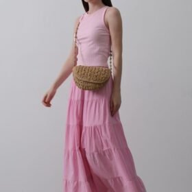 KAT KAT KETEN ETEK - Şeker Pembe