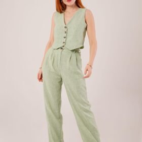 Kırçıllı Desen Yeşil Takım