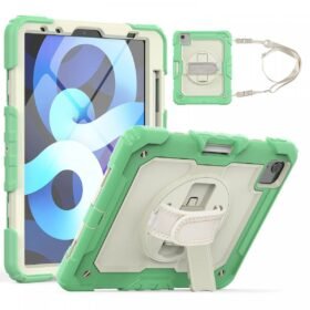 iPad Pro 11 (2020) Kılıf Strap New Tablet Kapak - Yeşil-(5796)