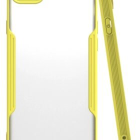 iPhone 7 Kılıf Platin Silikon - Sarı-(5796)