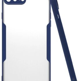 iPhone 7 Plus Kılıf Platin Silikon - Lacivert-(5796)