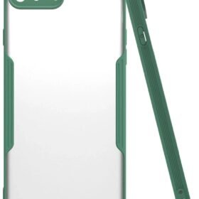 iPhone 7 Plus Kılıf Platin Silikon - Yeşil-(5796)